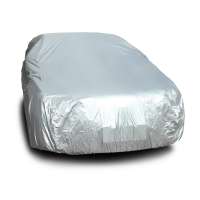 silver 170T polyester universal hot selling car body cover